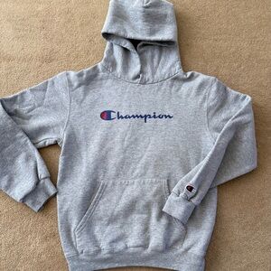 Champion Heather Gray Pullover Hoodie